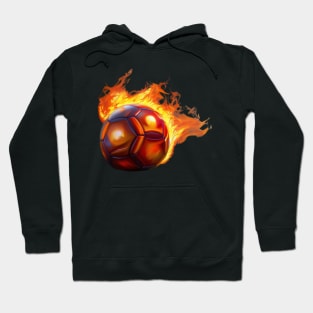 Burning Soccer Ball Hoodie